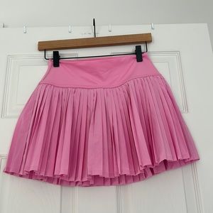 Aerie real me skort, pink ruffled, medium, pockets